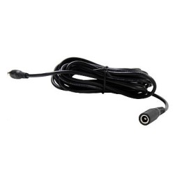 Foscam voeding verlengkabel 3 meter zwart (5.5 x 2.1mm)
