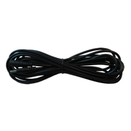 Eupart voeding verlengkabel 5 meter zwart (12V)