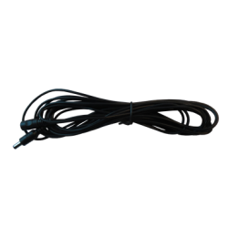 Eupart voeding verlengkabel 8 meter zwart (12V)