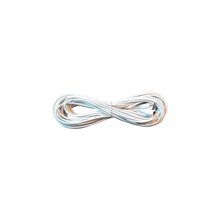 Eupart power extension cable 12 meters white (12V)