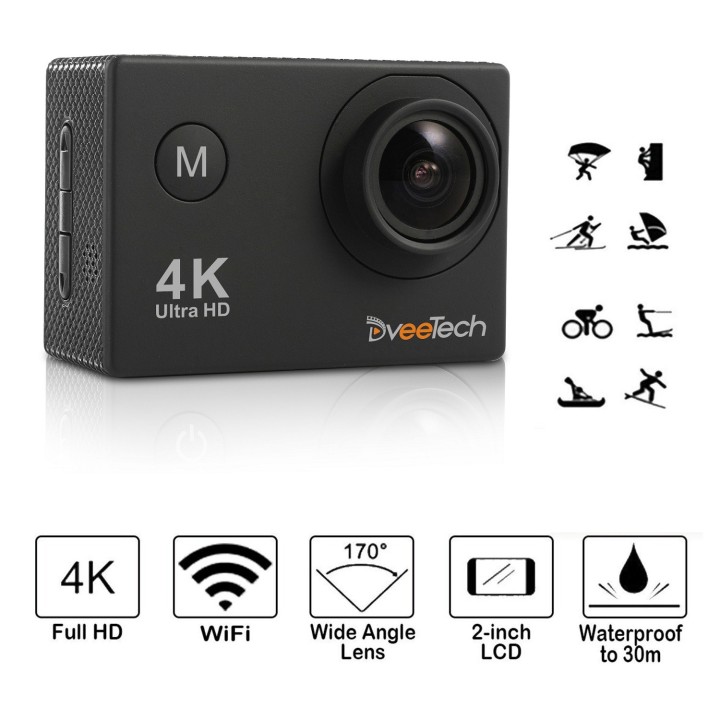 DveeTech Ultra HD (4K) Action Camera S2R — afbeelding 5