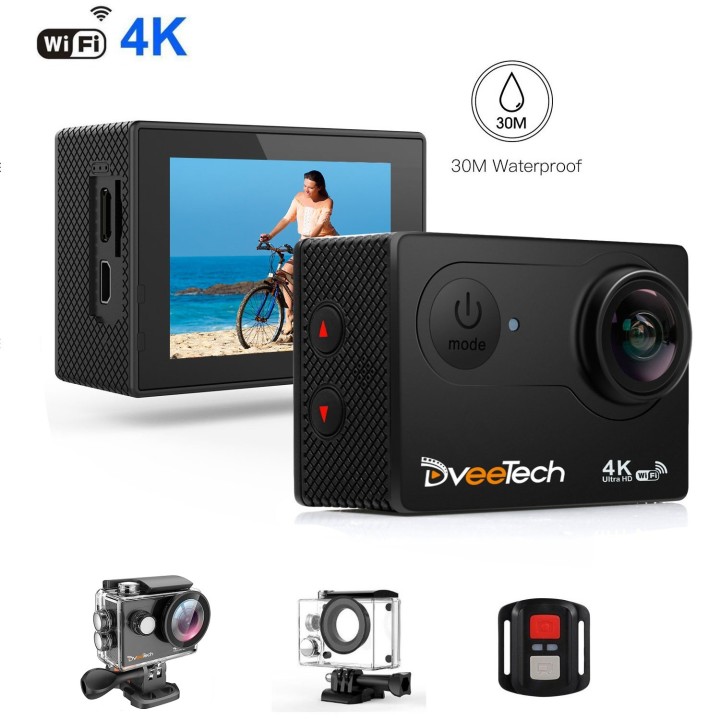 DveeTech Ultra HD (4K) Actionkamera S4R