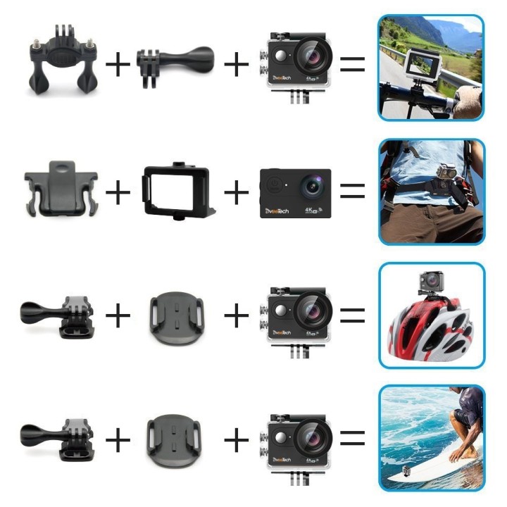 Caméra d'action DveeTech Ultra HD (4K) S4R — image 3