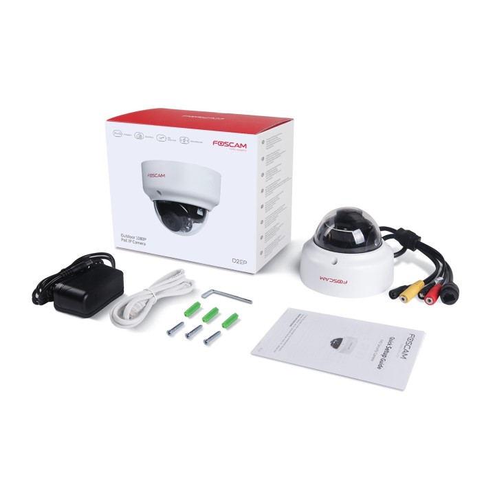 Foscam D2EP FHD PoE buiten camera (wit) — afbeelding 3