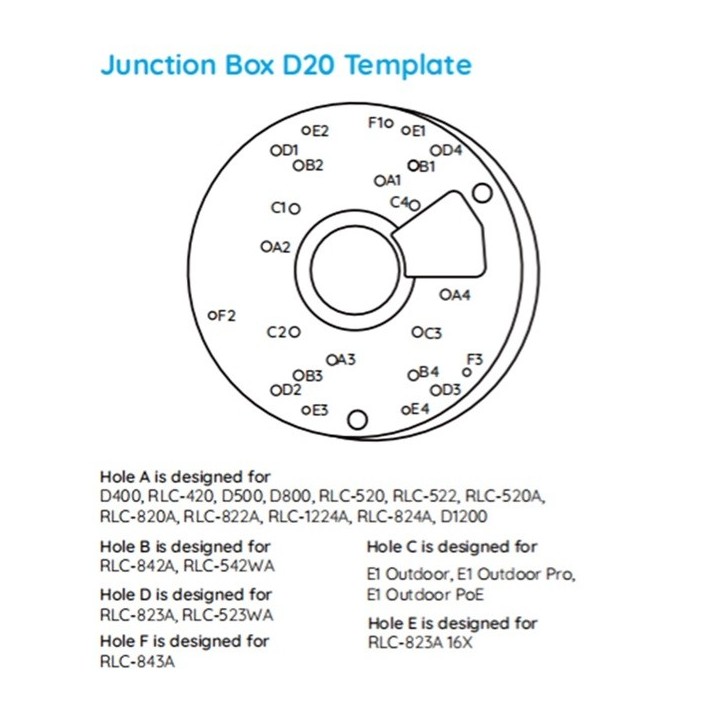 Reolink D20 boîte de jonction (blanc) — image 2