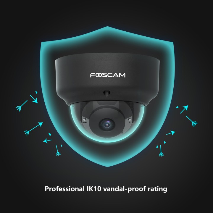 Foscam D2EP FHD PoE Außen-IP-Kamera (schwarz) — Bild 5