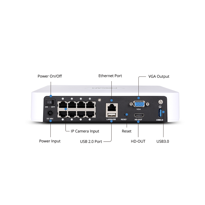 Foscam FN7118E-B4-1T Système de Sécurité PoE Complet — image 2