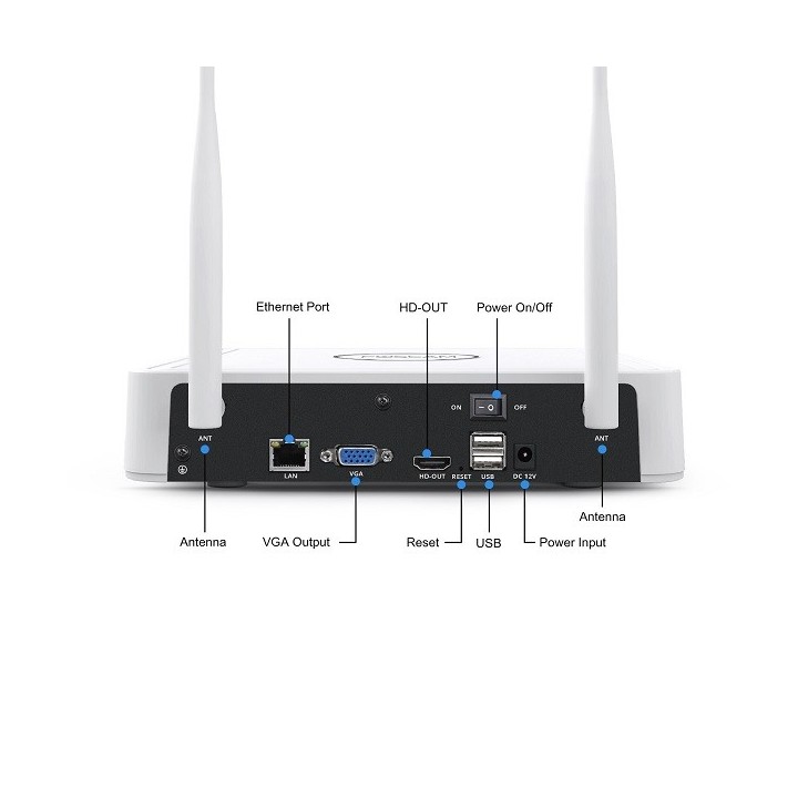 Foscam FN7108W-B4-1T 2MP Full HD WiFi beveiligingsset — afbeelding 3