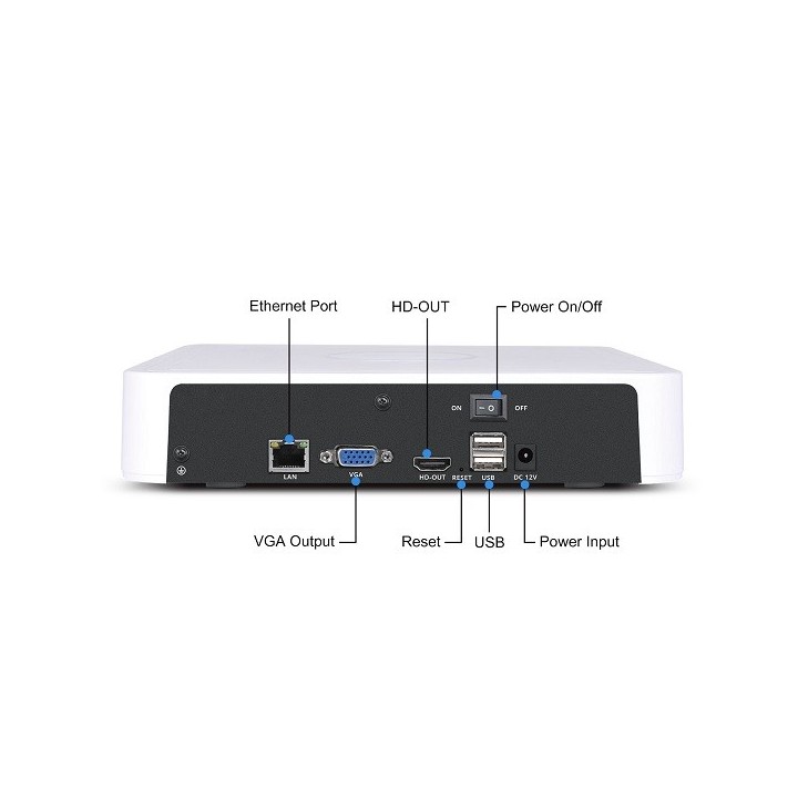 Foscam FN8108H Enregistreur Vidéo Réseau 8 Canaux 5MP — image 2