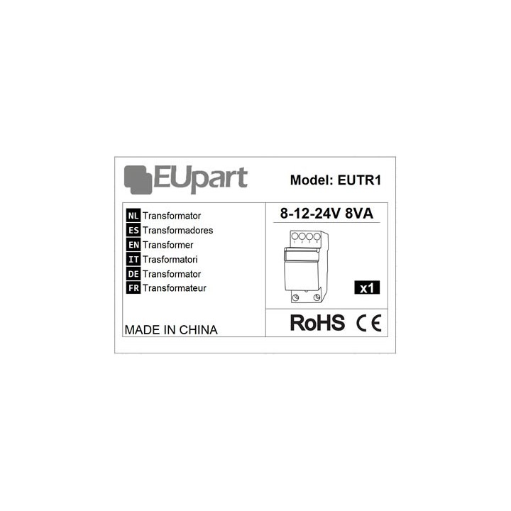 Eupart EUTR1 Doorbell Transformer — image 3