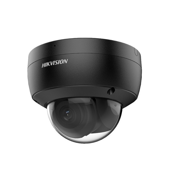 Hikvision DS-2CD2146G2-ISU 4MP 2.8mm AcuSense Vaste Dome PoE Camera zwart