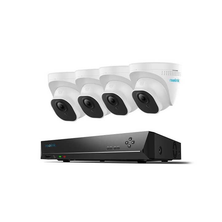 Reolink RLK8-520D4-AI, set de sécurité 5MP avec détection IA personnes et véhicules
