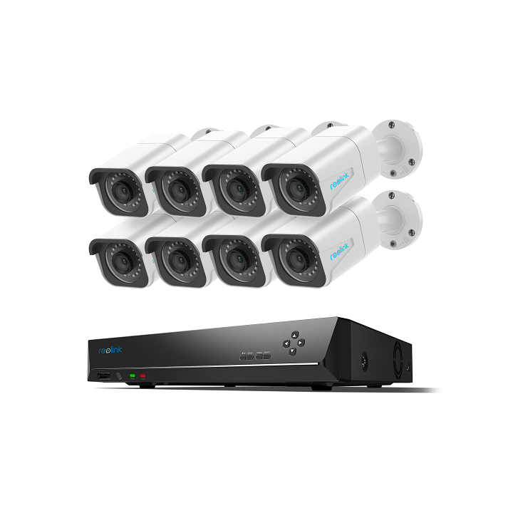 Reolink RLK16-800B8-AI, slimme 4K PoE beveiligingsset met 4TB HDD ingebouwd