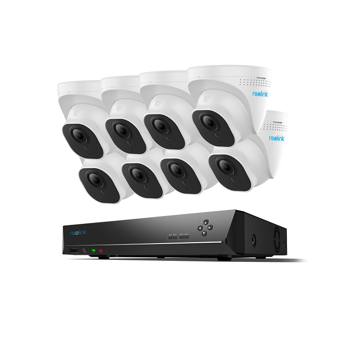 Reolink RLK16-800D8-AI, smart 8 MP PoE security set with person and vehicle detection