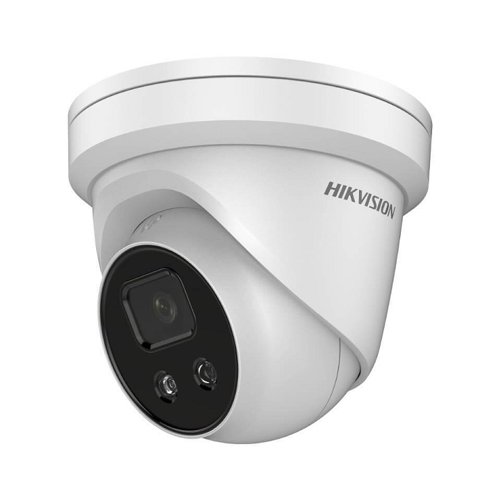 Hikvision DS-2CD2386G2-IU-2.8mm Caméra PoE 8MP AcuSense Blanc