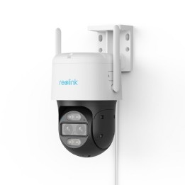 Reolink TrackMix Wired LTE, caméra PTZ intelligente 2K 4G LTE Double-objectif avec enregistrement 24/7 (filaire)