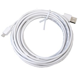 Eupart Câble de Rallonge d'Alimentation 5 Mètre Blanc USB-C