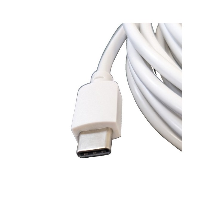 Eupart Voeding Verlengkabel 5 Meter Wit USB-C — afbeelding 3