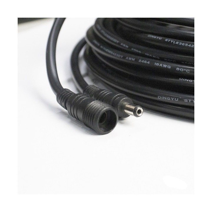 Foscam Voeding verlengkabel 12 meter zwart (5.5 x 2.1mm) — afbeelding 2