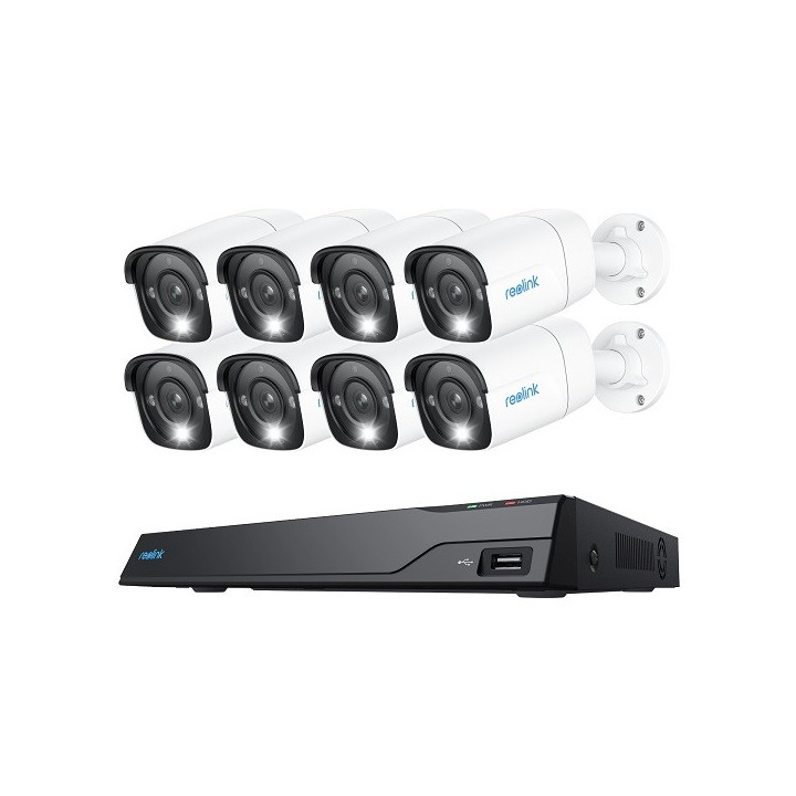 Reolink NVS16-12MB8, système de sécurité 12MP PoE intelligent avec enregistrement 24/7