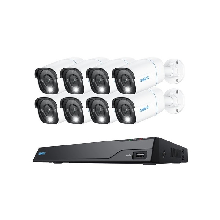 Reolink NVS16-8MB8, smart 4K UHD PoE security system with 4TB HDD built-in