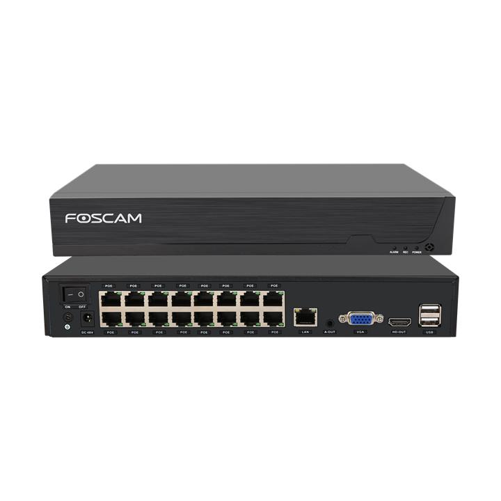 Foscam FNA216HE 16-Kanal 4K/8MP PoE NVR — Bild 2