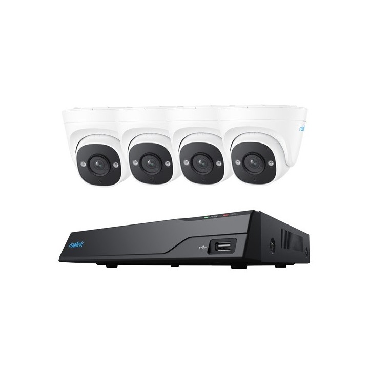 Reolink NVS8-5MD4, 5MP PoE security set with person, vehicle and animal detection