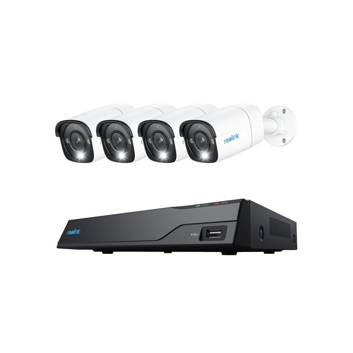 Reolink NVS8-12MB4, smart 12MP PoE security set with intelligent detection and 24/7 recording