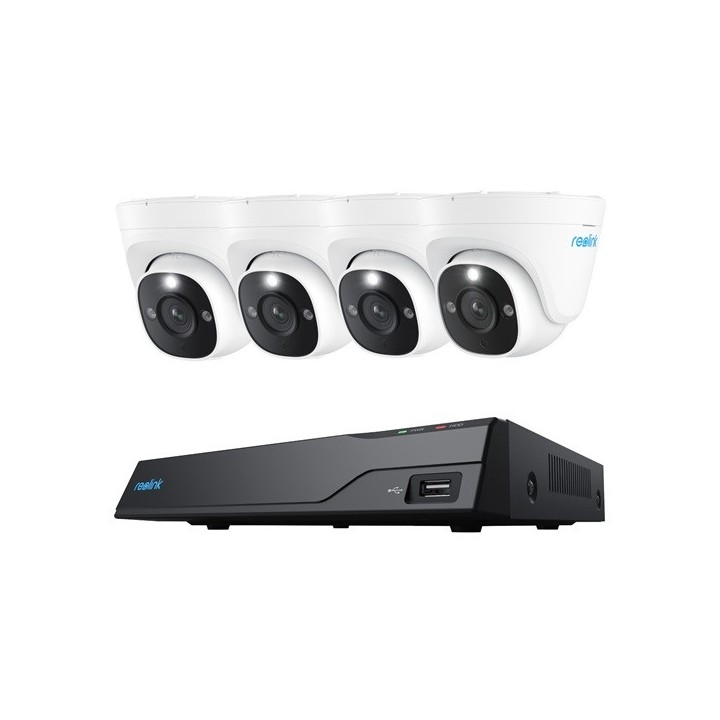 Reolink NVS8-12MD4, smart 12MP PoE security system with intelligent detection and 24/7 recording