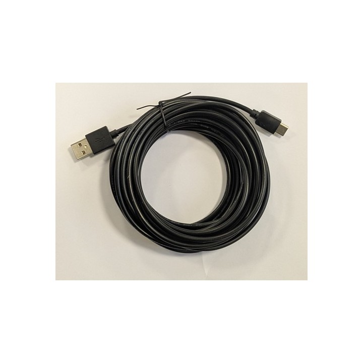 Eupart câble d'alimentation rallongé 5 mètres noir USB-C