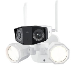 Reolink F750W, slimme 4K WiFi Dual-lens camera met schijnwerpers en 180 gr panoramisch zicht