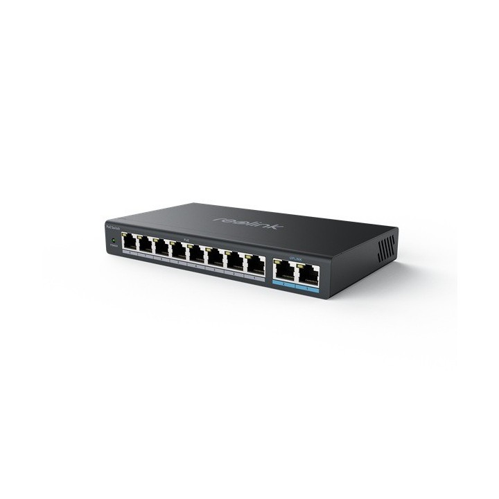 RLA-PS1, 10-poorts PoE-switch met 120W output Reolink — afbeelding 2