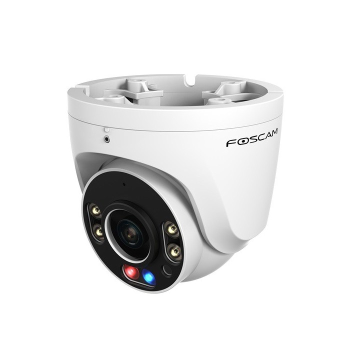 Foscam W5EP 5MP PoE buiten IP camera met rode en blauwe alarmlichten — afbeelding 2