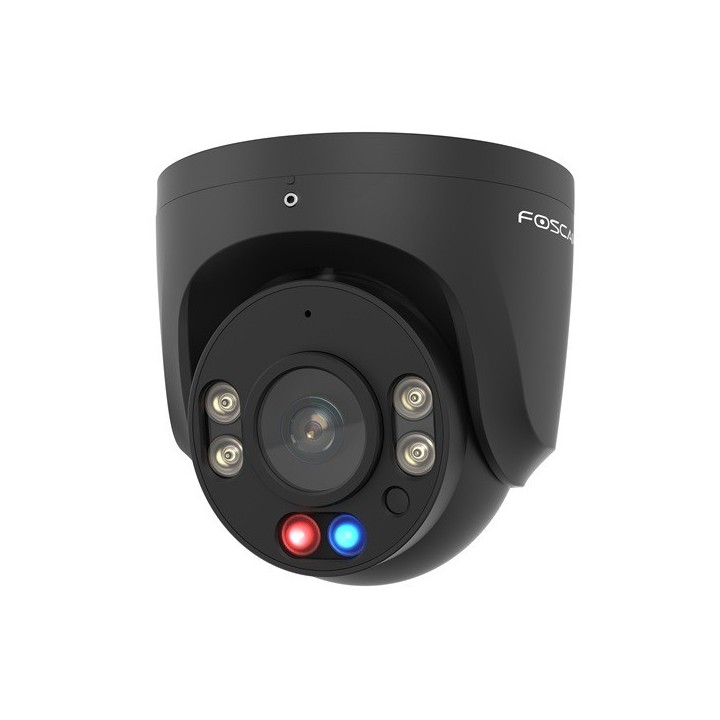 Foscam W5EP 5MP PoE outdoor IP camera with red and blue alarm lights — image 4