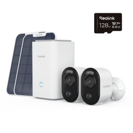 Reolink Home Hub1 mit 2 Reolink B350 Kameras plus Solarpanel, Paketangebot