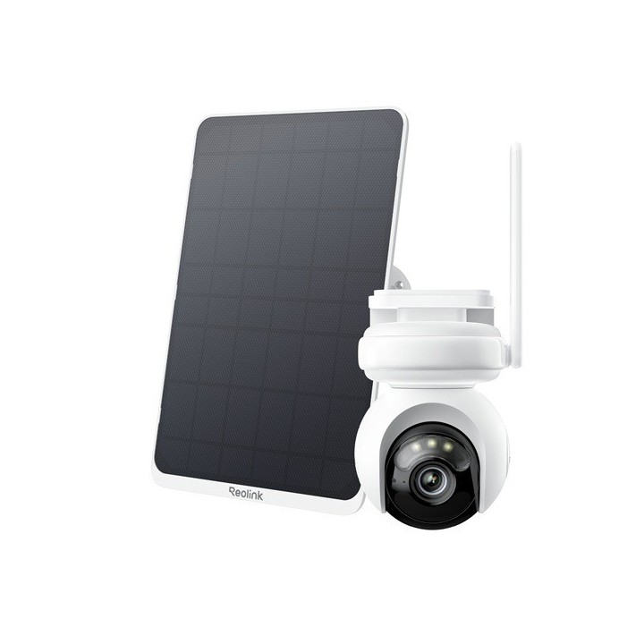Reolink B660+Solar3, caméra sans fil 4K Dual-band WiFi 6 ColorX sur batterie avec panneau solaire 12W, offre groupée