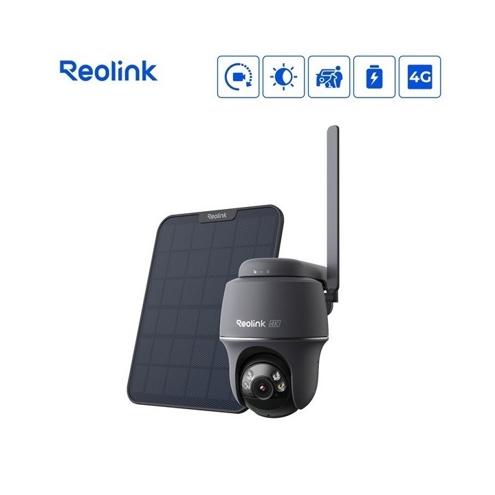 Reolink G440 plus Solar, 4K/8MP wireless 4G LTE battery camera with 6W solar panel, bundle deal — image 2