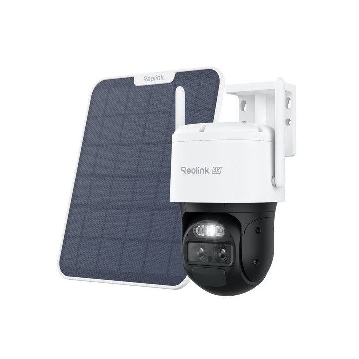 Reolink G770-W + Zonnepaneel Combinatiedeal - 4K/8MP Dual-lens 4G LTE Batterijcamera met Auto-zoom Tracking