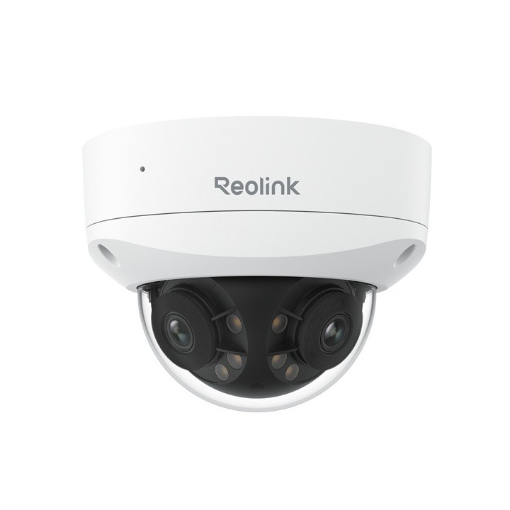 Reolink P737-A 4K/8MP UHD IK10 Caméra PoE Dual-objectif résistante au vandalisme