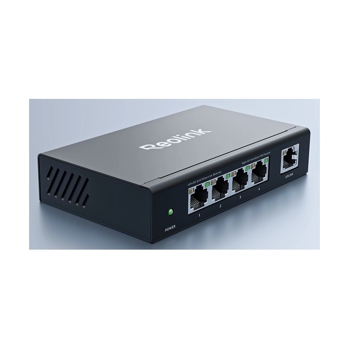 Reolink RLA-PS1E 5-poorts PoE-switch 65W — afbeelding 4