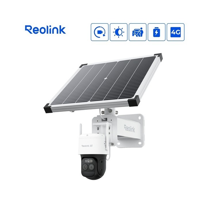 Reolink G790-W + Solar, 2K Dual-Objektiv PTZ 4G Batteriekamera mit 30W Solarpanel — Bild 2